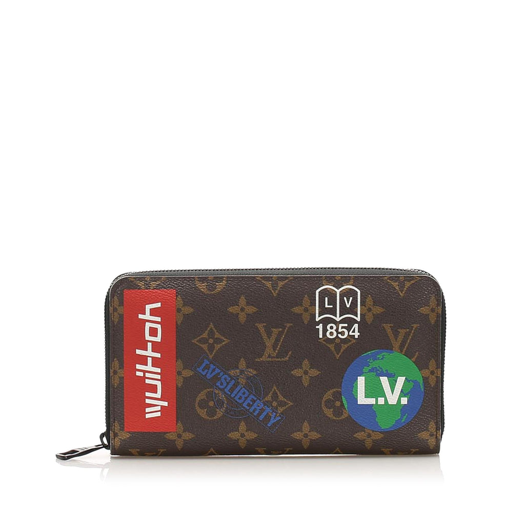 Louis Vuitton Printed Monogram Long Wallet (SHG-37391)