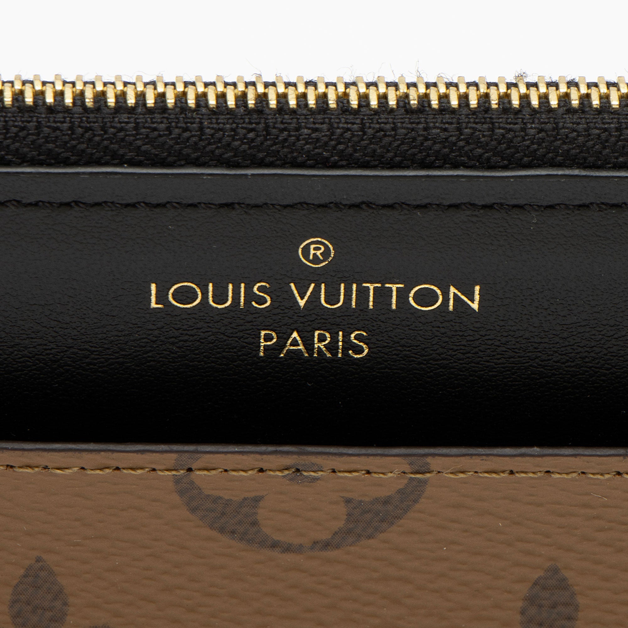 Louis Vuitton Reverse Monogram Canvas Slim Purse Wallet (SHF-GS3lHp)
