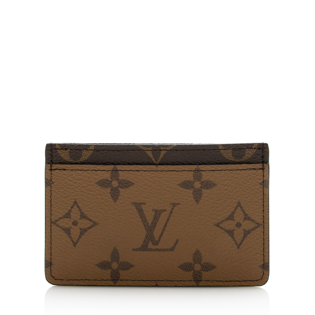 Louis Vuitton Reverse Monogram Card Holder (SHF-22590)