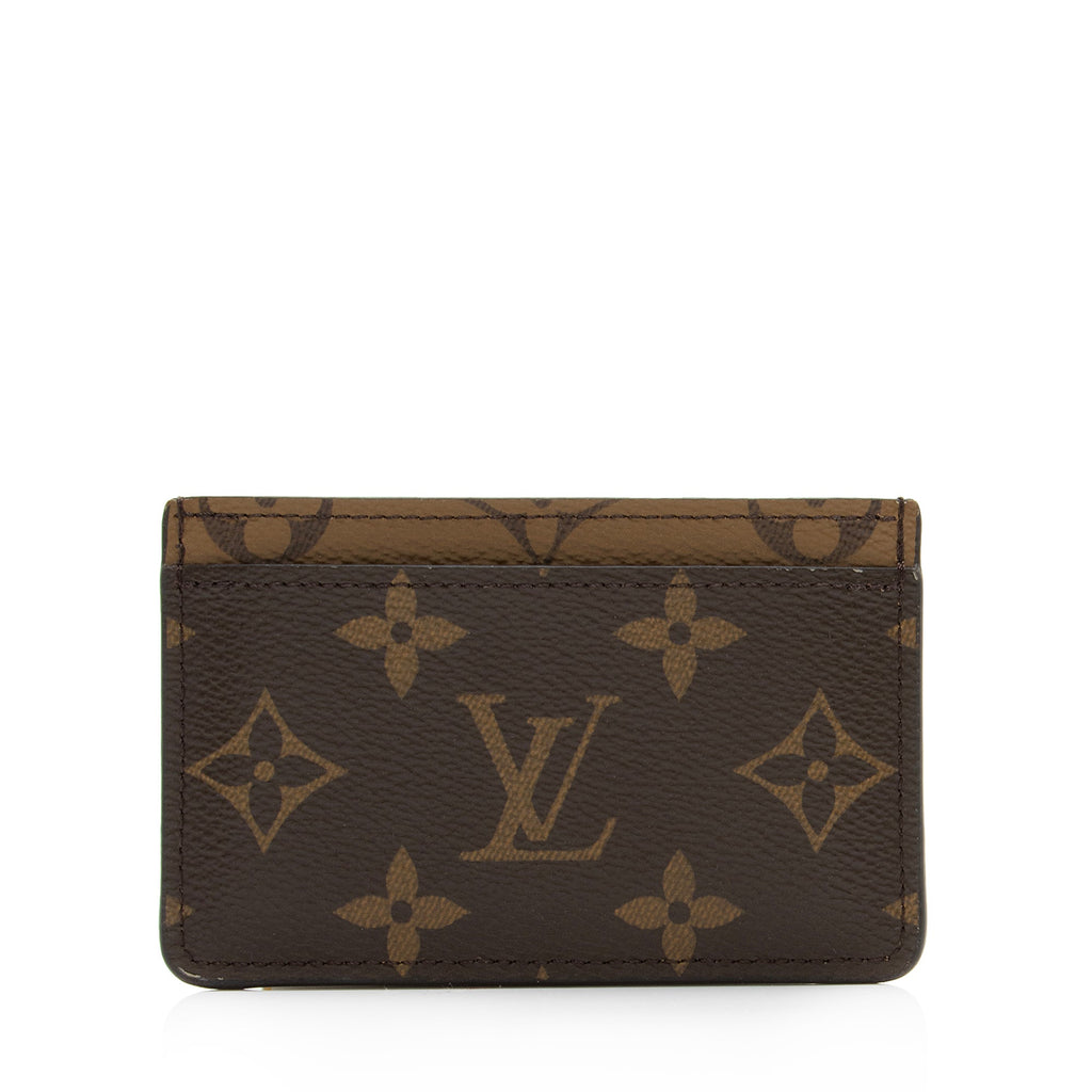 Louis Vuitton Reverse Monogram Card Holder (SHF-23150)