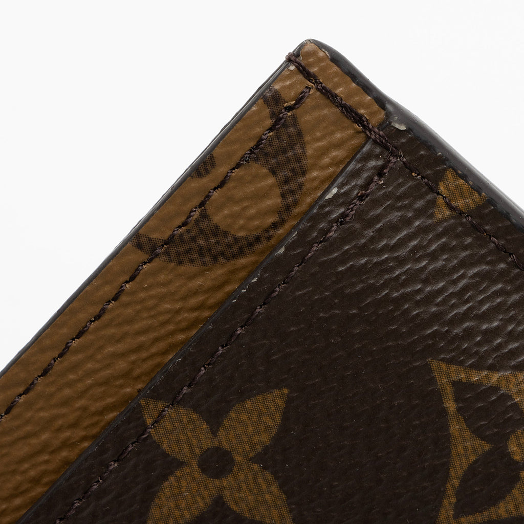 Louis Vuitton Reverse Monogram Card Holder (SHF-23150)