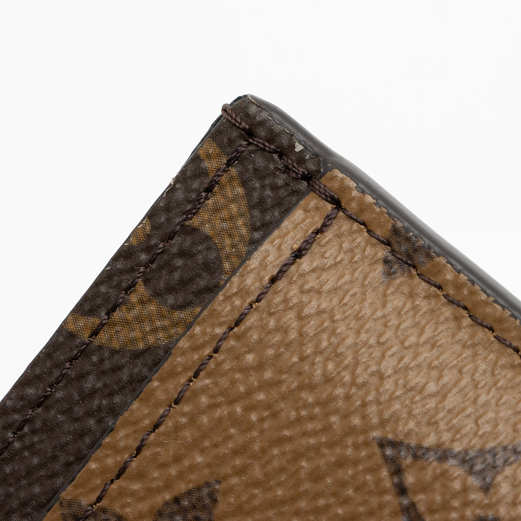 Louis Vuitton Reverse Monogram Card Holder (SHF-23150)