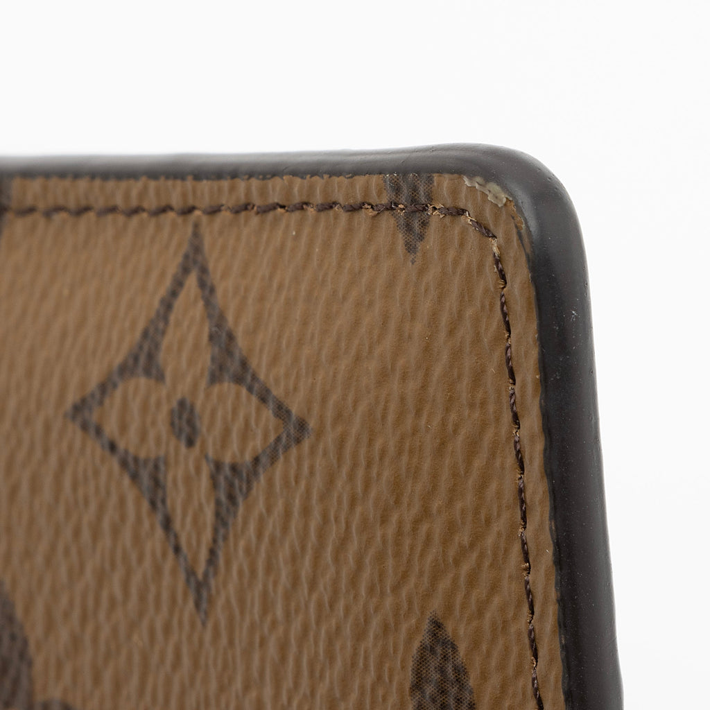 Louis Vuitton Reverse Monogram Card Holder (SHF-23150)