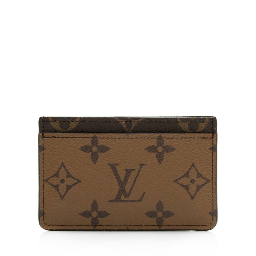 Louis Vuitton Reverse Monogram Card Holder (SHF-23150)