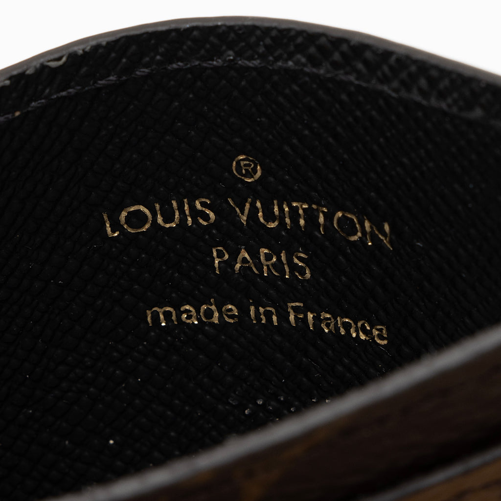 Louis Vuitton Reverse Monogram Card Holder (SHF-23150)