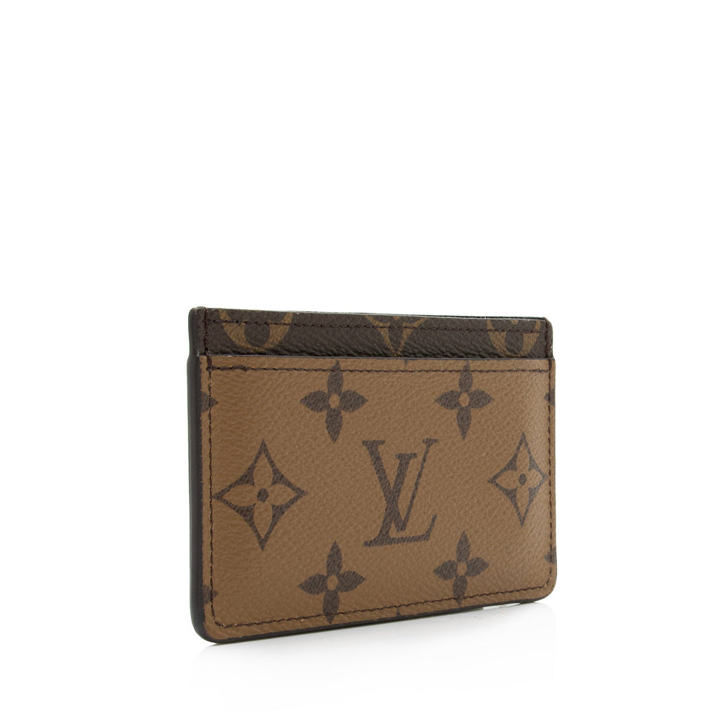 Louis Vuitton Reverse Monogram Card Holder (SHF-23150)