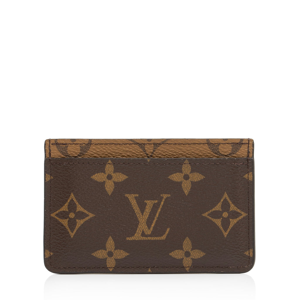 Louis Vuitton Reverse Monogram Card Holder (SHF-uuYF75)