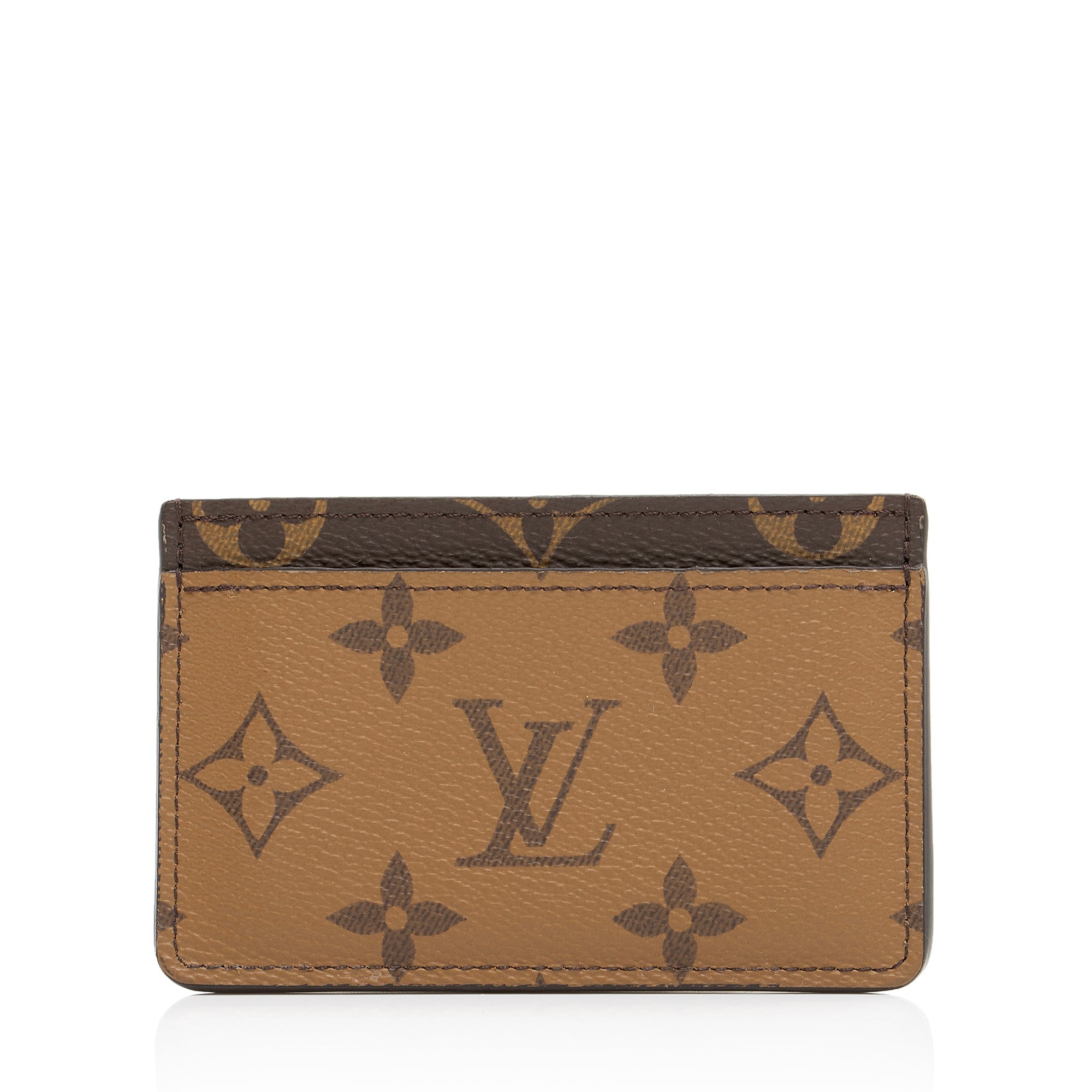 Louis Vuitton Reverse Monogram Card Holder (SHF-uuYF75)