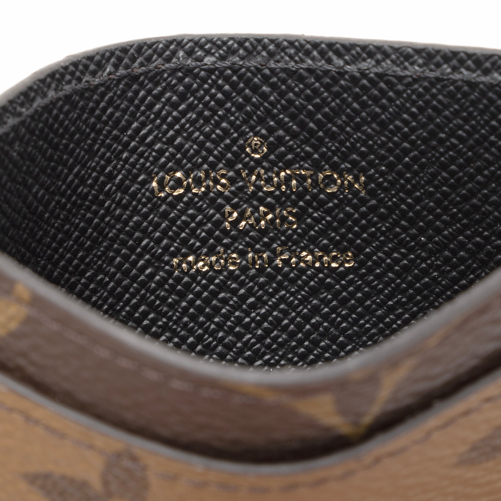 Louis Vuitton Reverse Monogram Card Holder (SHF-uuYF75)