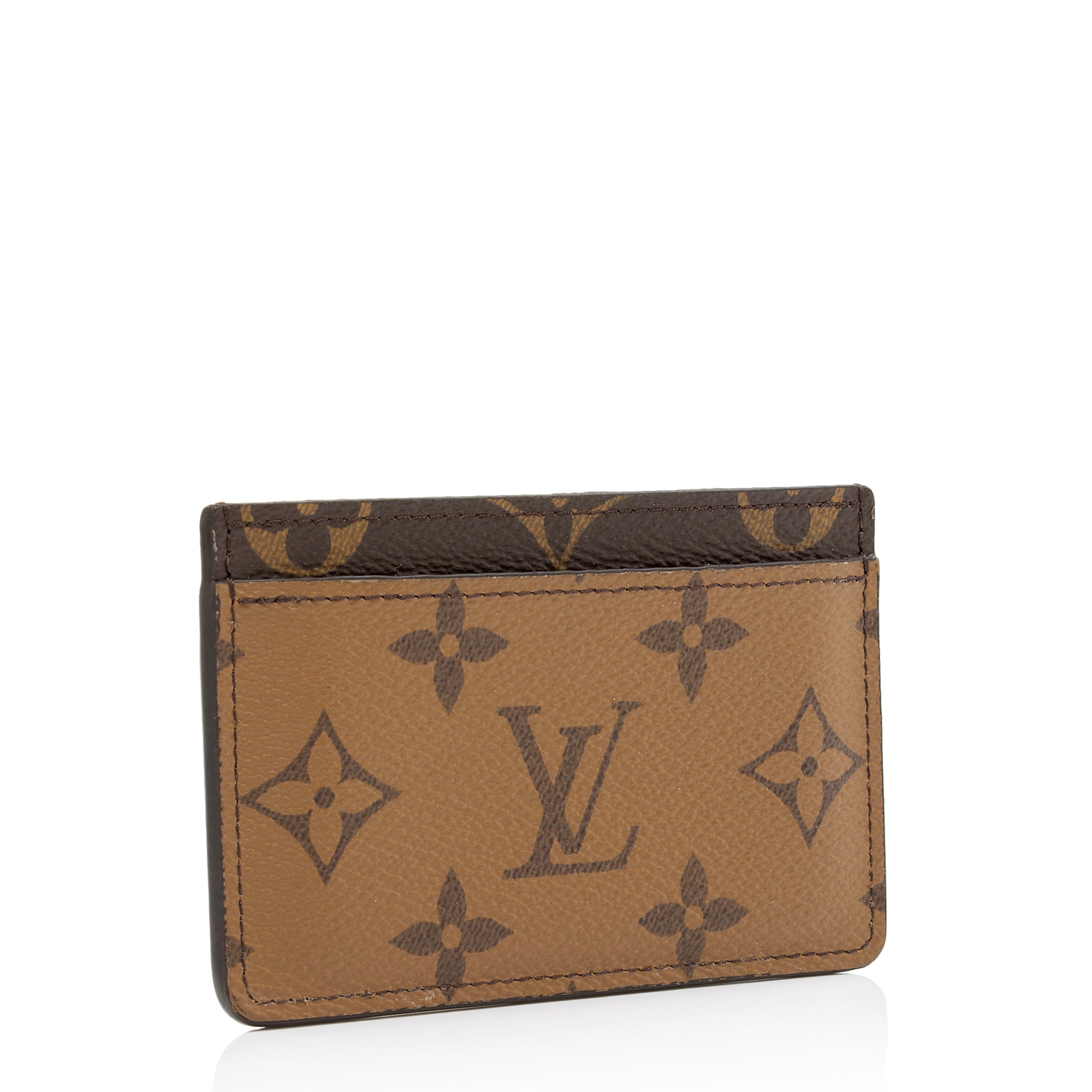 Louis Vuitton Reverse Monogram Card Holder (SHF-uuYF75)