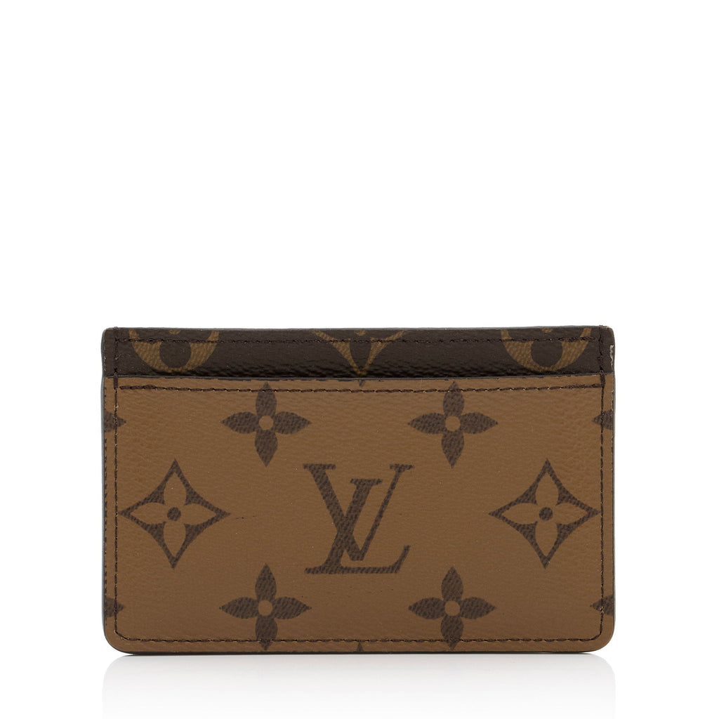 Louis Vuitton Reverse Monogram Card Holder (SHF-jgkCKk)