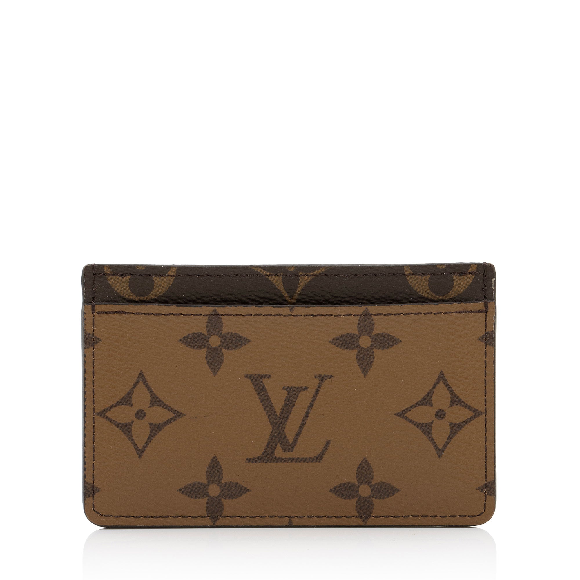 Louis Vuitton Reverse Monogram Card Holder (SHF-jgkCKk)