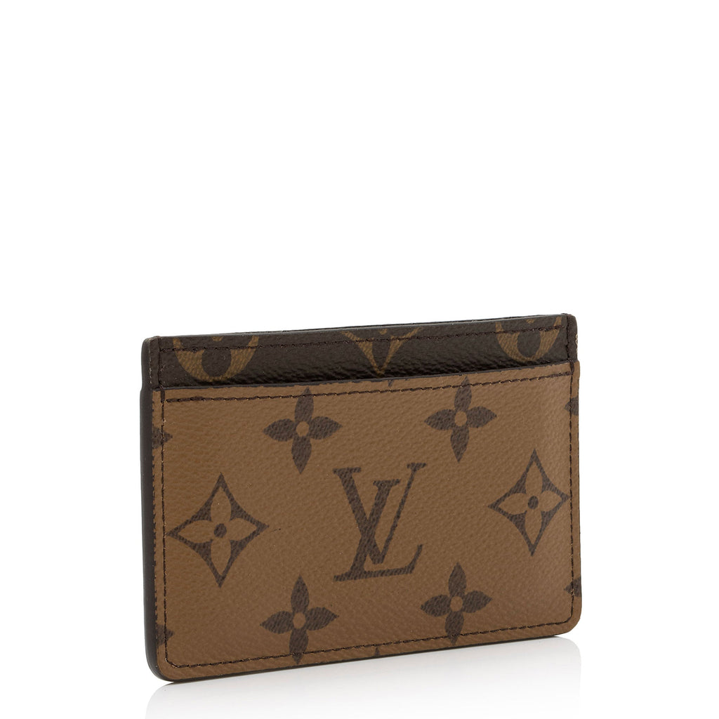 Louis Vuitton Reverse Monogram Card Holder (SHF-jgkCKk)
