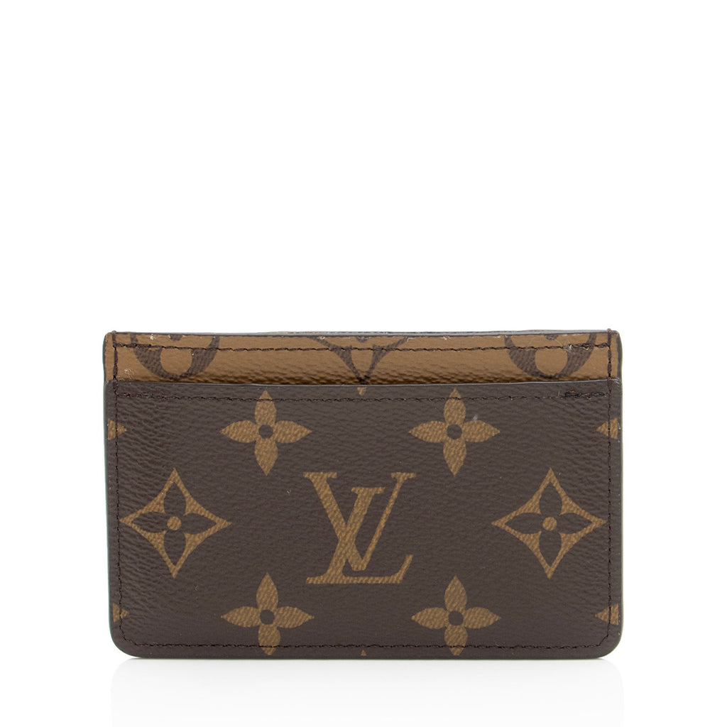Louis Vuitton Reverse Monogram Card Holder (SHF-wJqQcL)