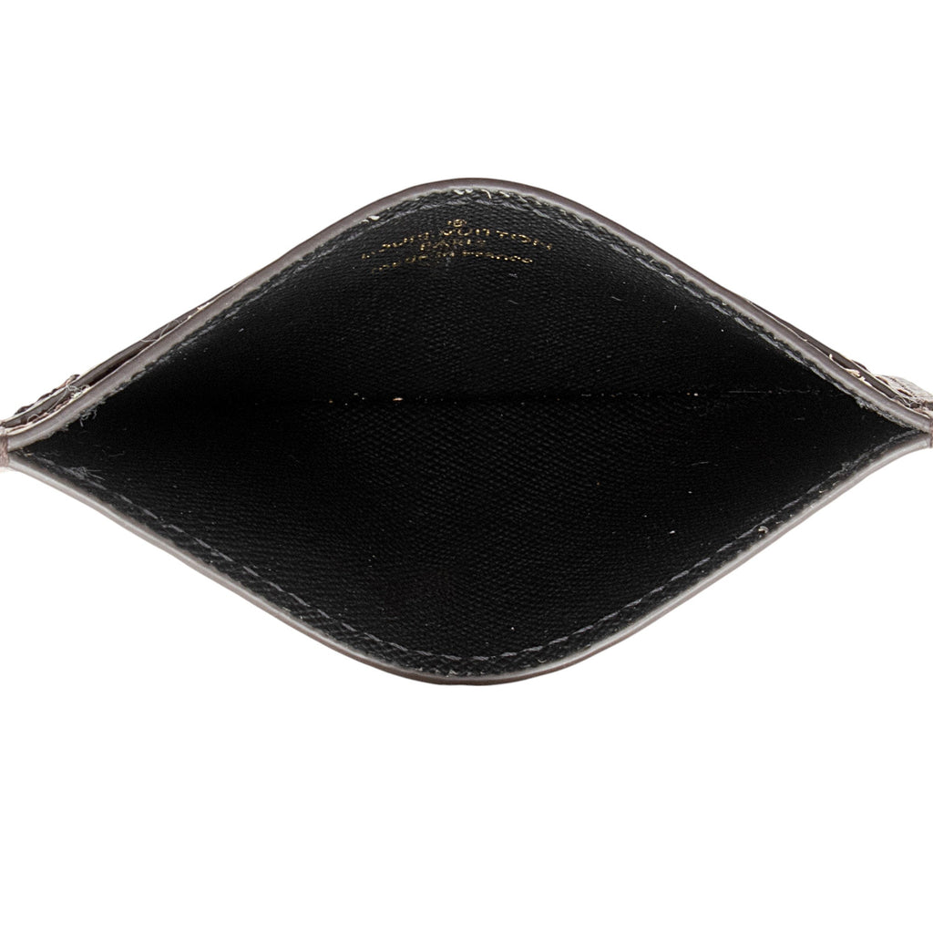 Louis Vuitton Reverse Monogram Card Holder (SHF-wJqQcL)