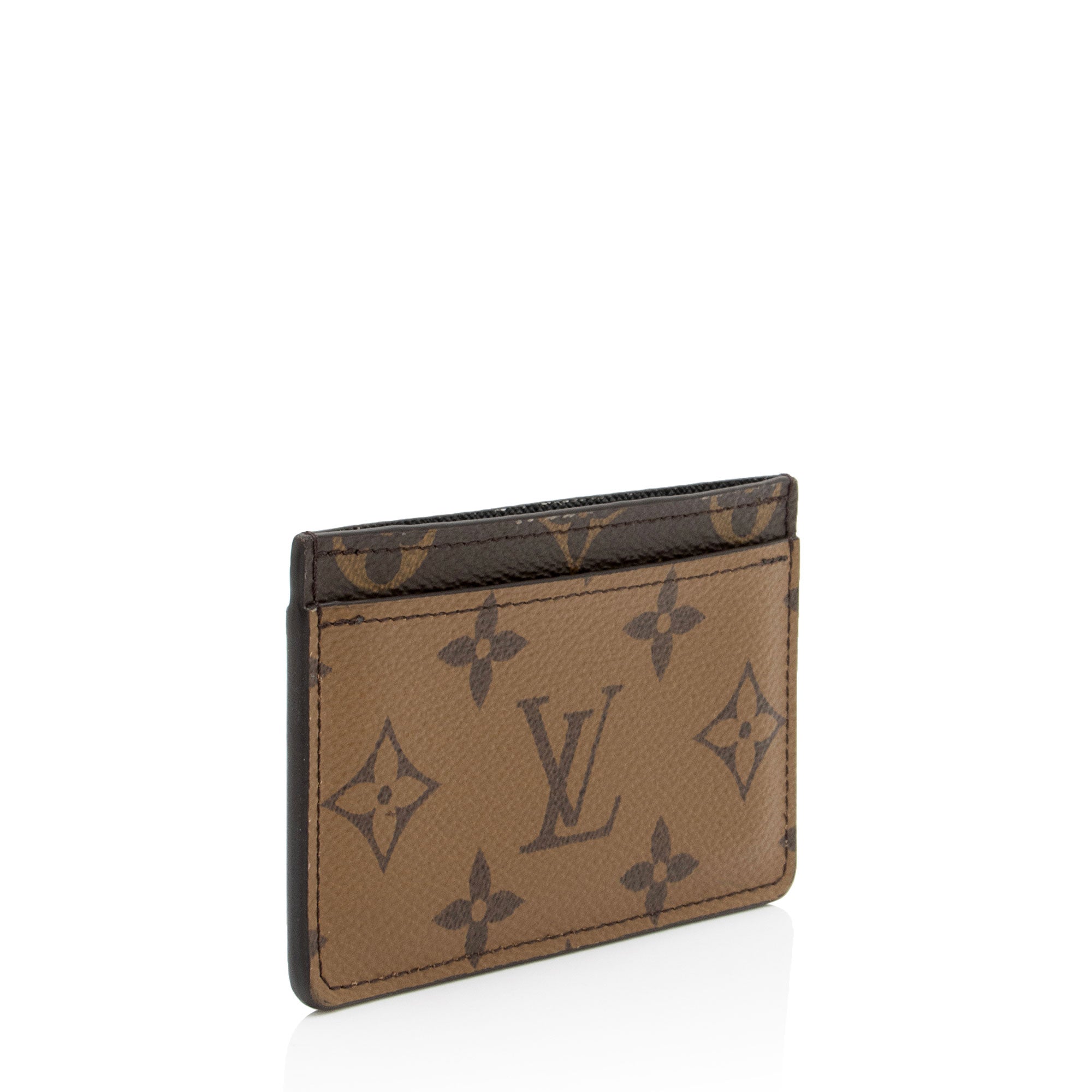 Louis Vuitton Reverse Monogram Card Holder (SHF-wJqQcL)