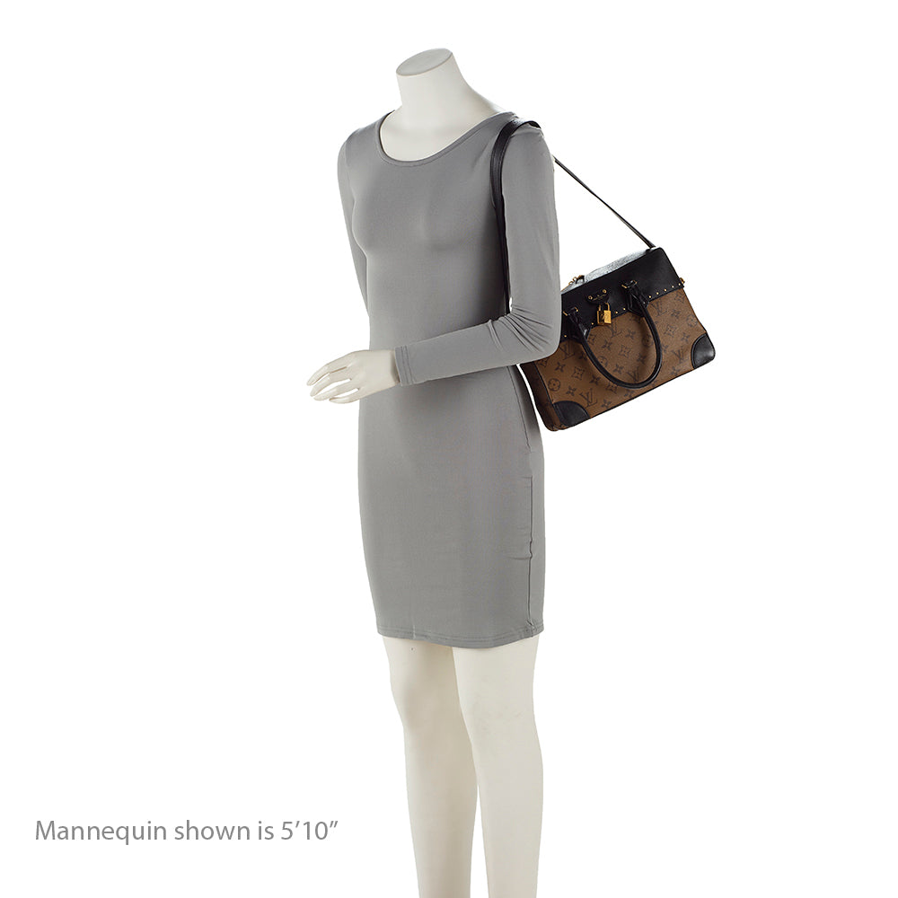Louis Vuitton Reverse Monogram City Malle MM Satchel (SHF-20663)