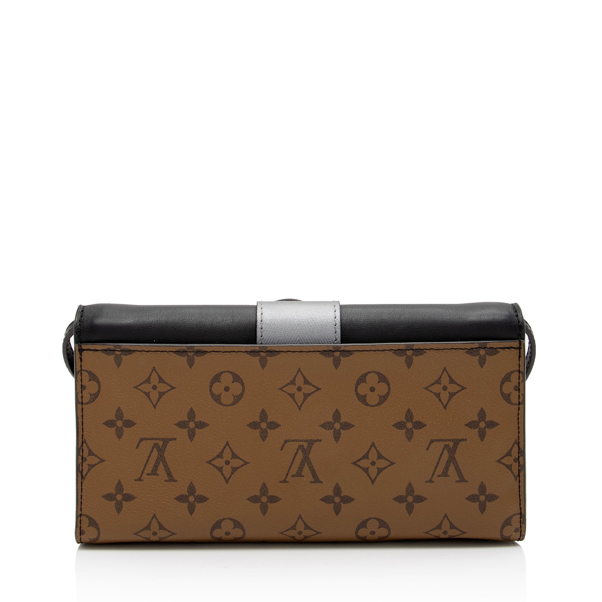 Louis Vuitton Reverse Monogram Column Pochette (SHF-HTgM8Z)