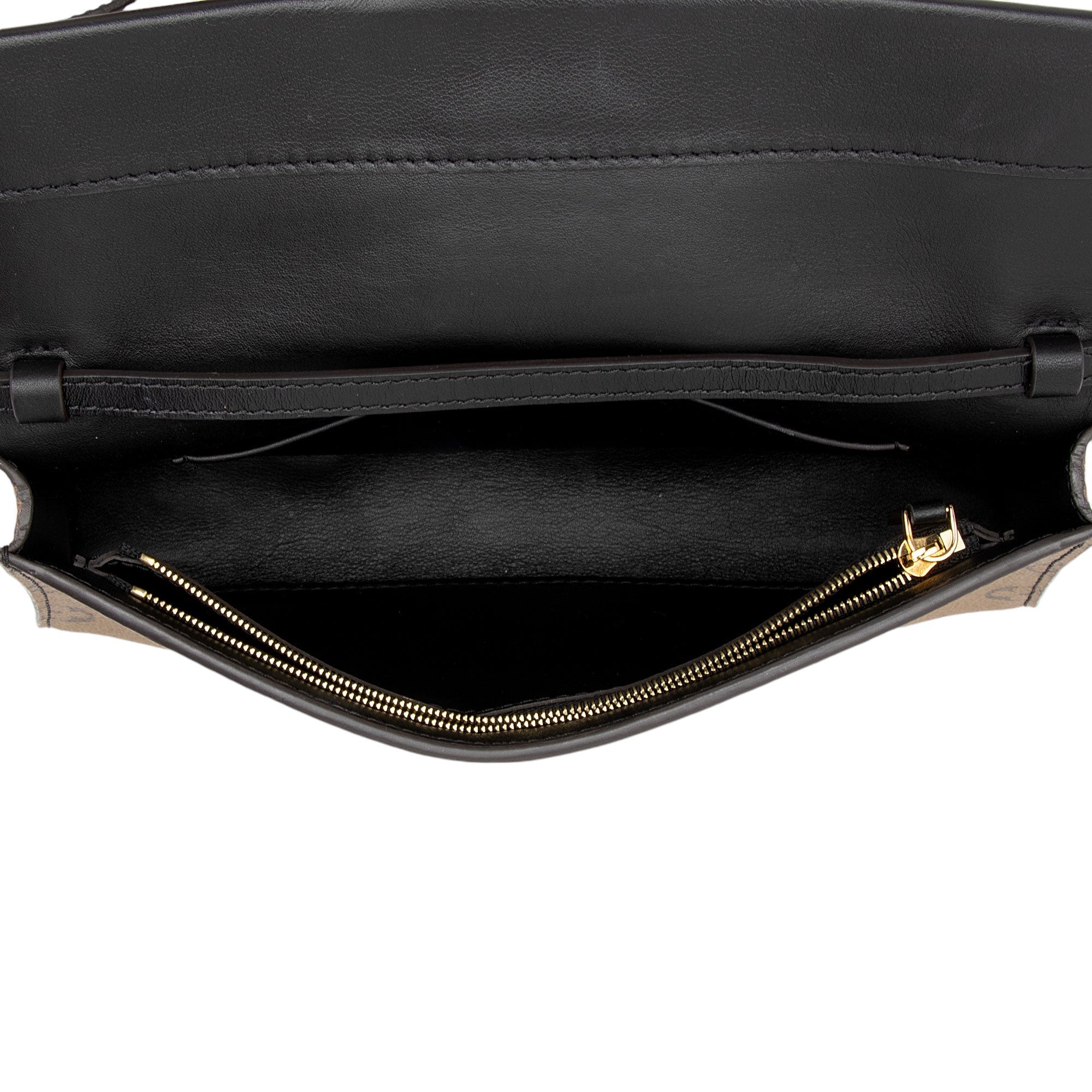 Louis Vuitton Reverse Monogram Column Pochette (SHF-HTgM8Z)