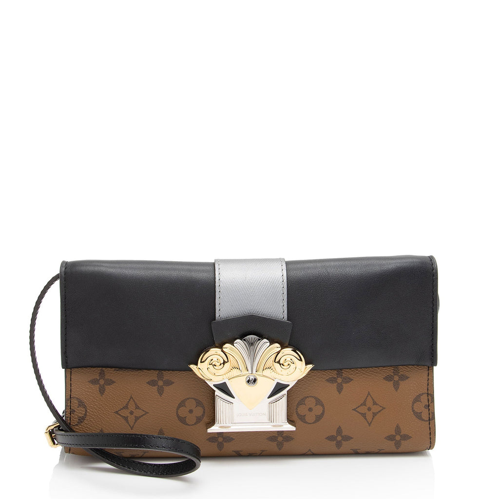 Louis Vuitton Reverse Monogram Column Pochette (SHF-uUjQaz)