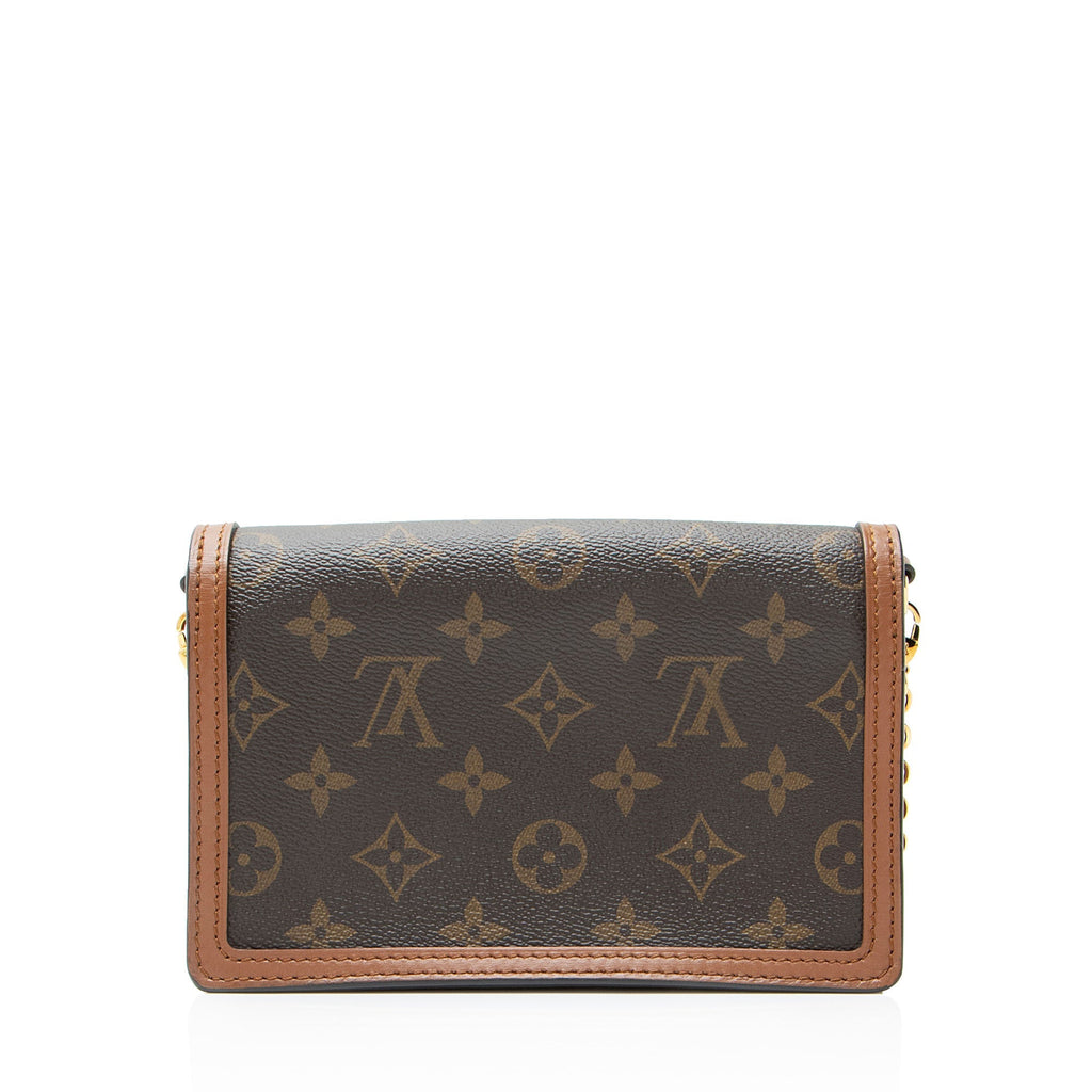 Louis Vuitton Reverse Monogram Dauphine Chain Wallet