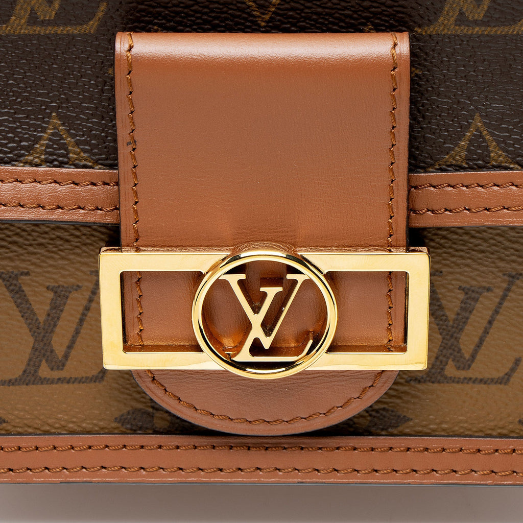 Louis Vuitton Reverse Monogram Dauphine Chain Wallet