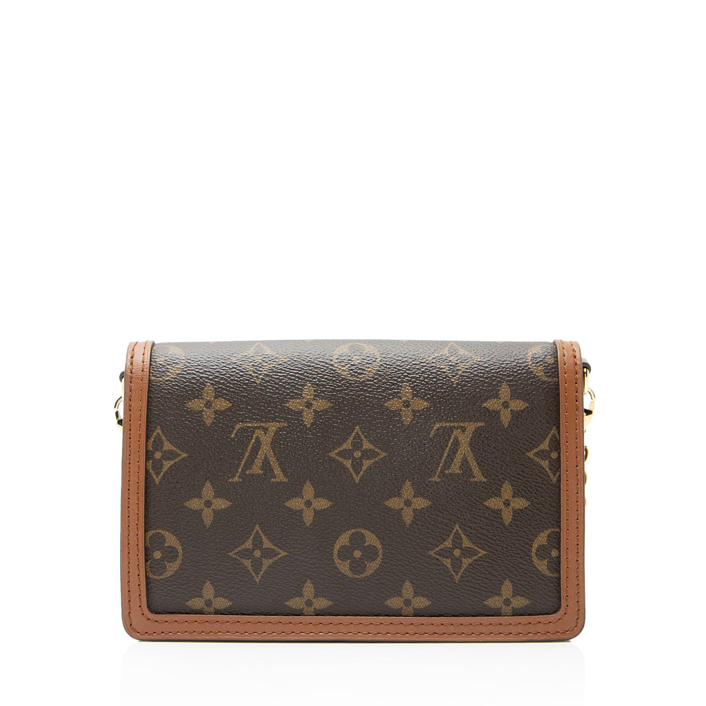 Louis Vuitton Reverse Monogram Dauphine Chain Wallet