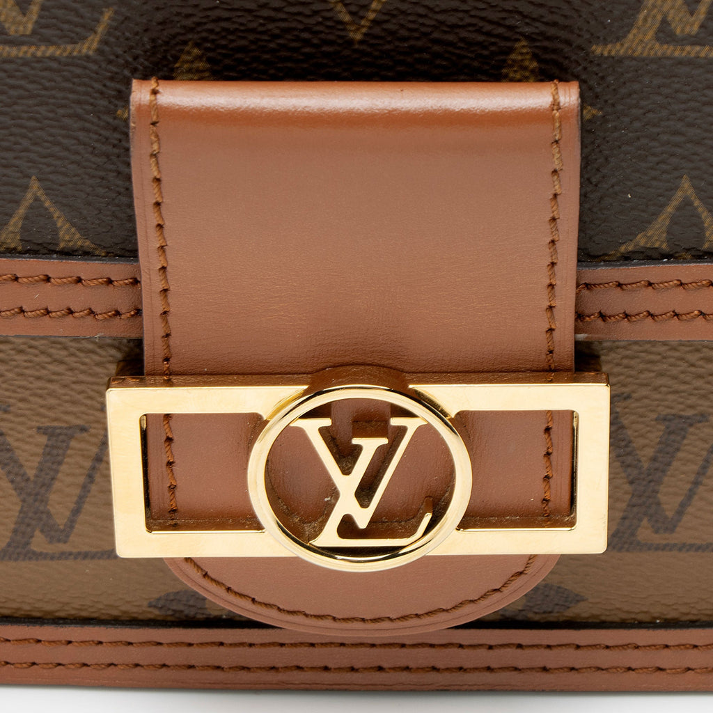 Louis Vuitton Reverse Monogram Dauphine Chain Wallet