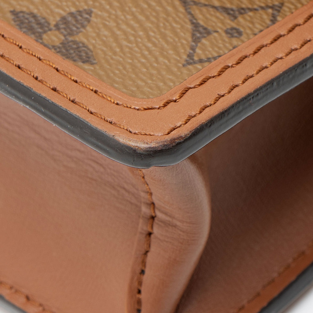 Louis Vuitton Reverse Monogram Dauphine Chain Wallet