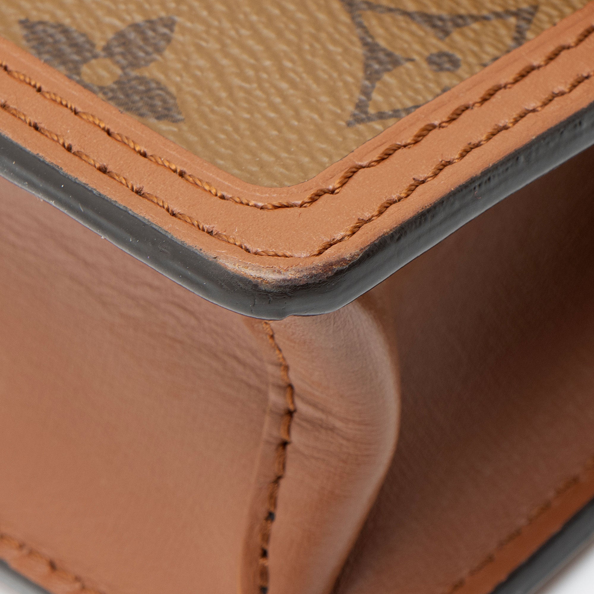 Louis Vuitton Reverse Monogram Dauphine Chain Wallet