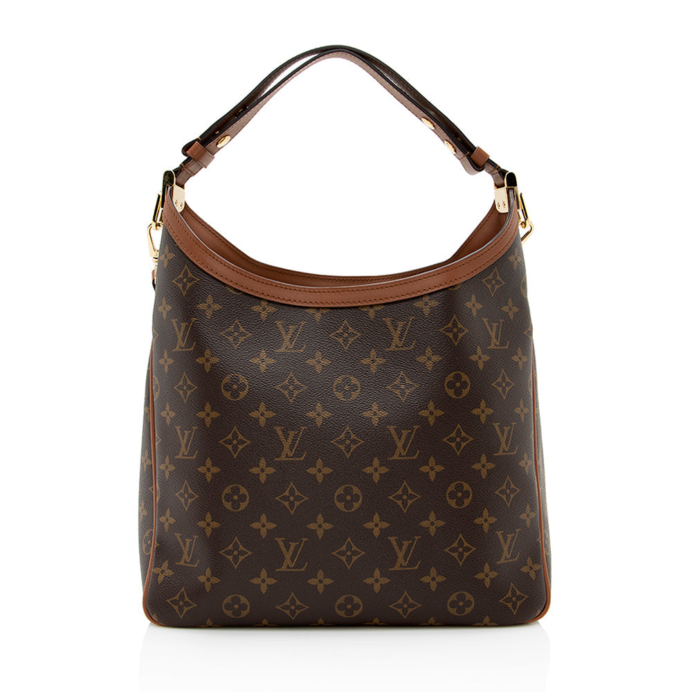 Louis Vuitton Reverse Monogram Dauphine MM Hobo (SHF-21159)