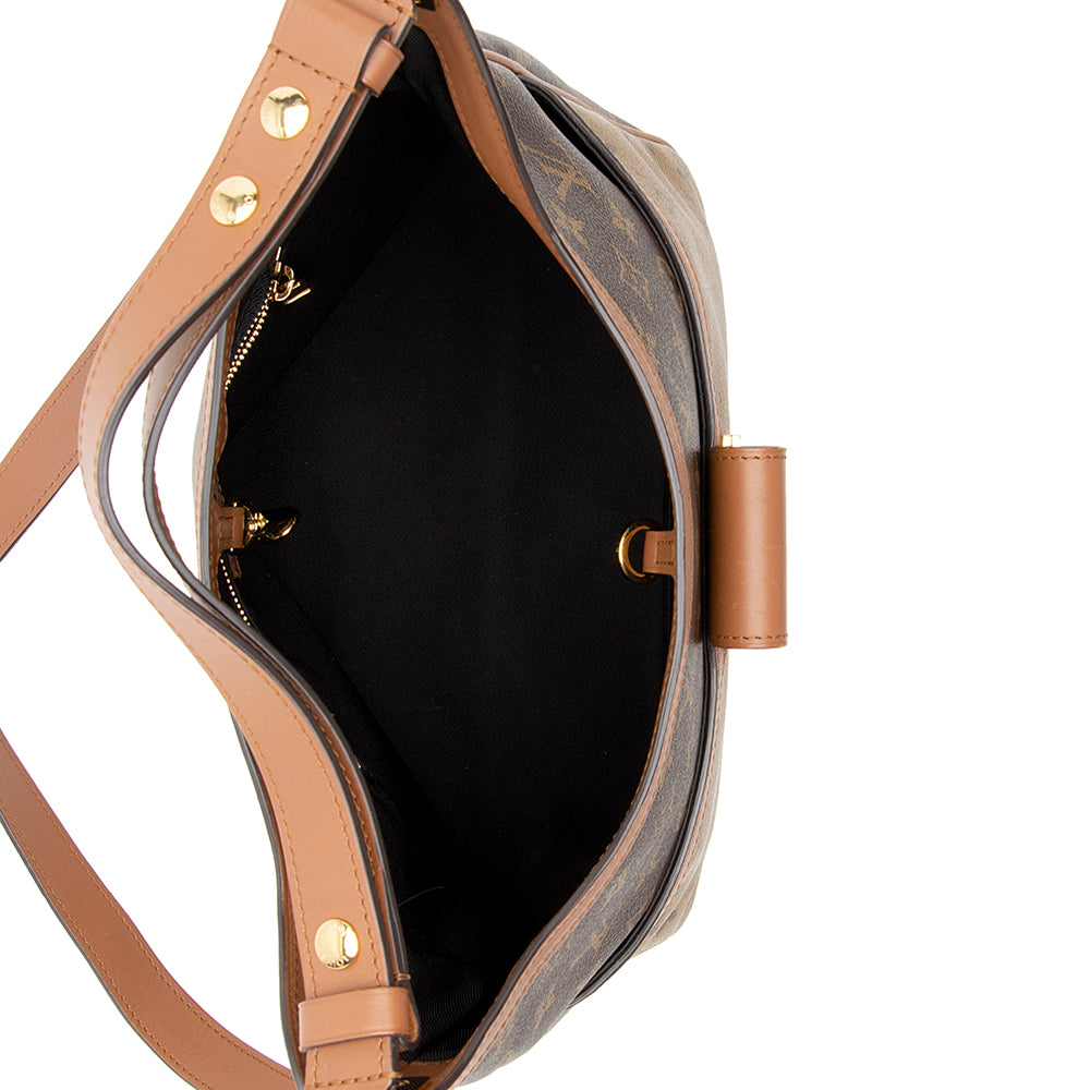Louis Vuitton Reverse Monogram Dauphine MM Hobo (SHF-21159)