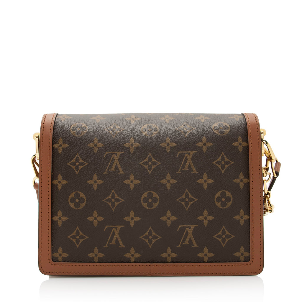 Louis Vuitton Reverse Monogram Dauphine MM Shoulder Bag (SHF-22333)