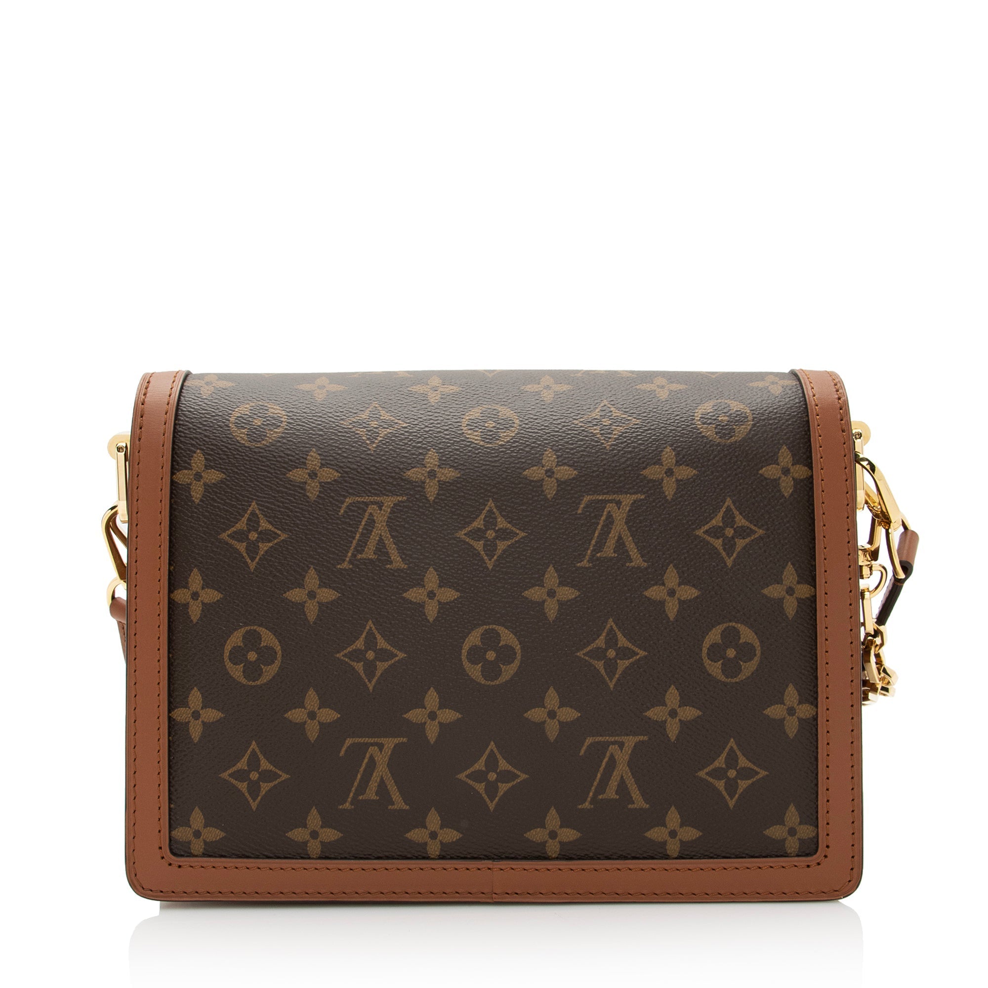 Louis Vuitton Reverse Monogram Dauphine MM Shoulder Bag (SHF-22333)