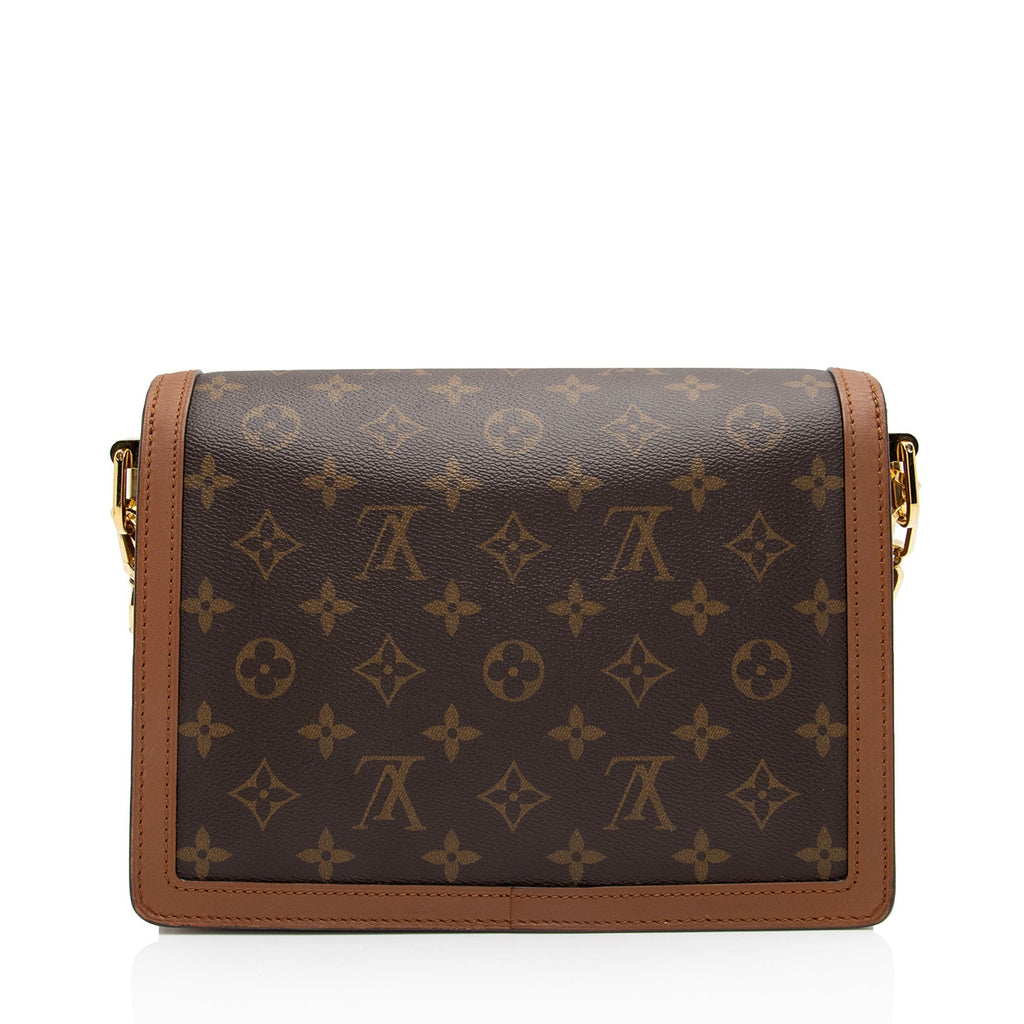 Louis Vuitton Reverse Monogram Dauphine MM Shoulder Bag (SHF-6RbLkp)