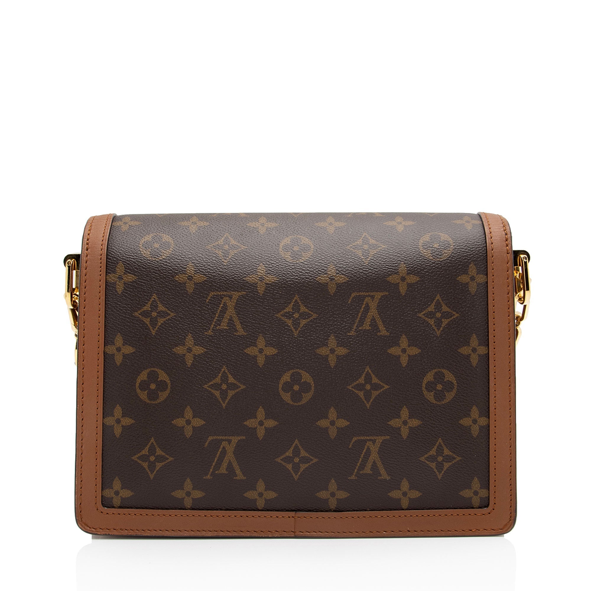 Louis Vuitton Reverse Monogram Dauphine MM Shoulder Bag (SHF-6RbLkp)