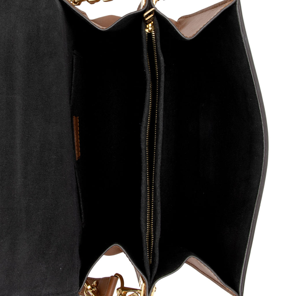 Louis Vuitton Reverse Monogram Dauphine MM Shoulder Bag (SHF-6RbLkp)