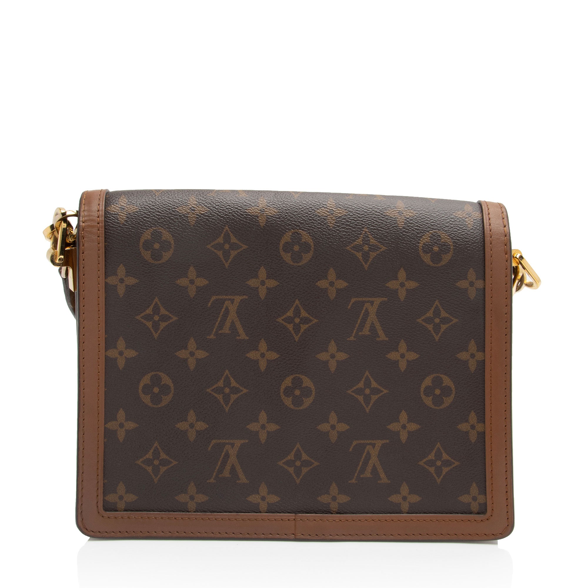 Louis Vuitton Reverse Monogram Dauphine MM Shoulder Bag (SHF-VOdubV)