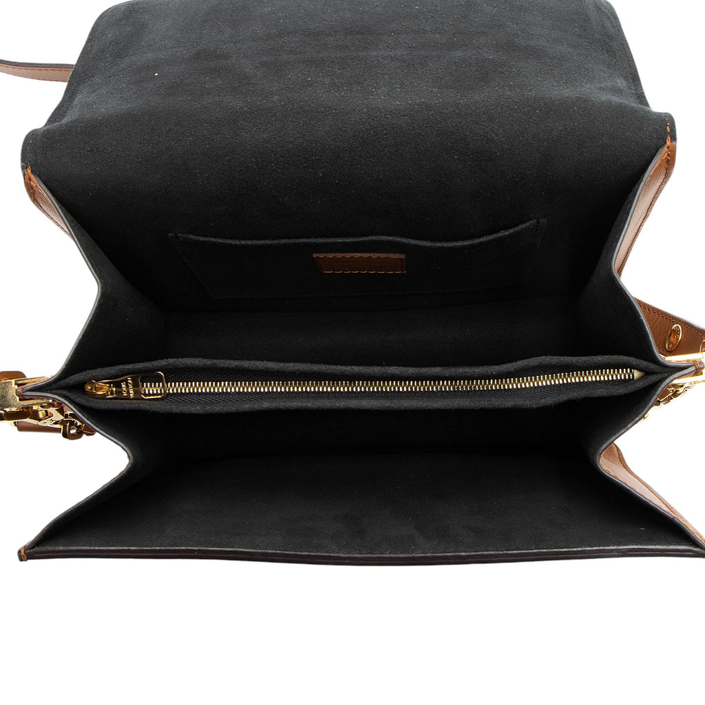 Louis Vuitton Reverse Monogram Dauphine MM Shoulder Bag (SHF-gLxrYk)