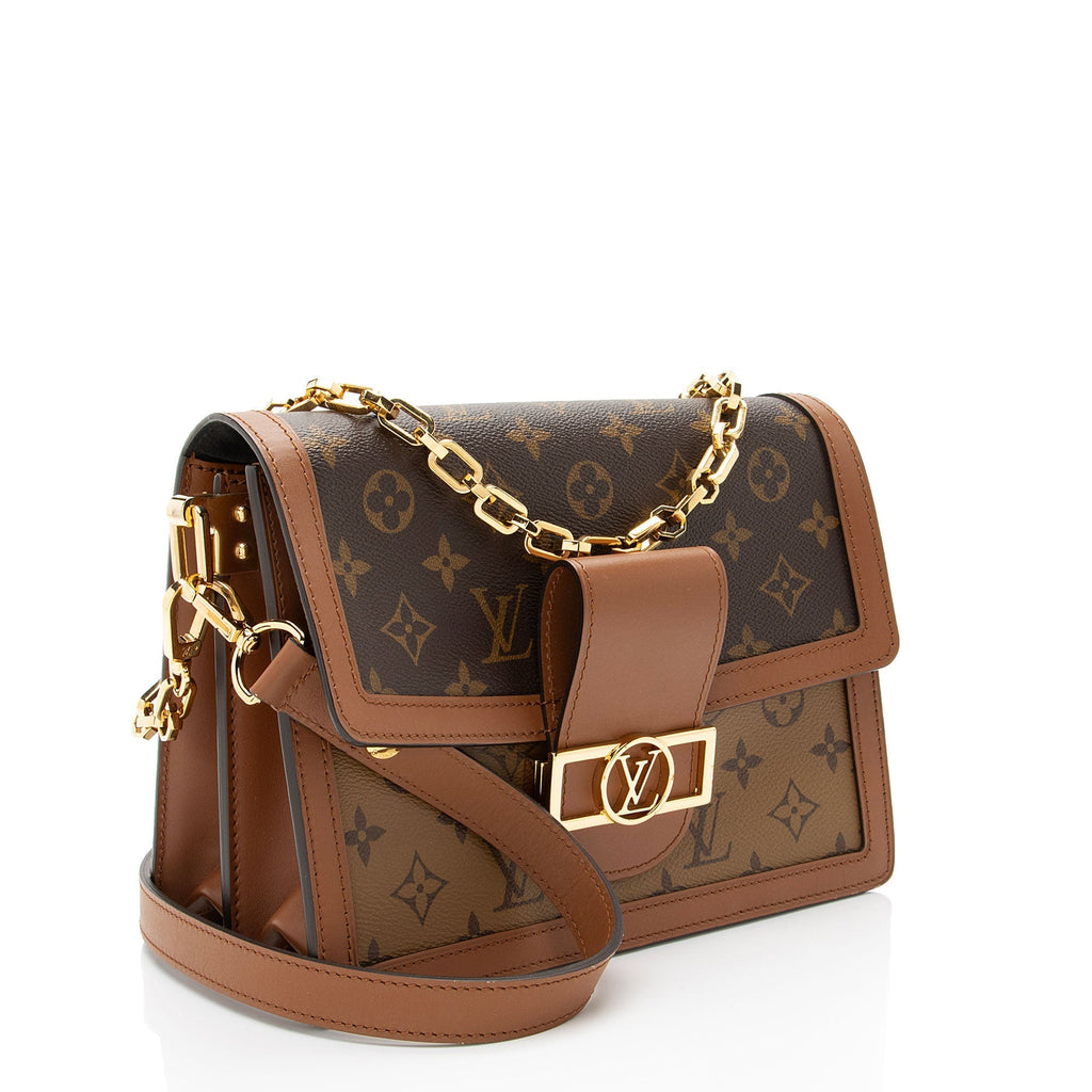 Louis Vuitton Reverse Monogram Dauphine MM Shoulder Bag