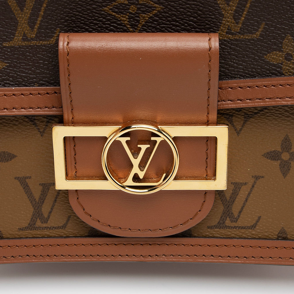 Louis Vuitton Reverse Monogram Dauphine Mini Shoulder Bag (SHF-NF159w)