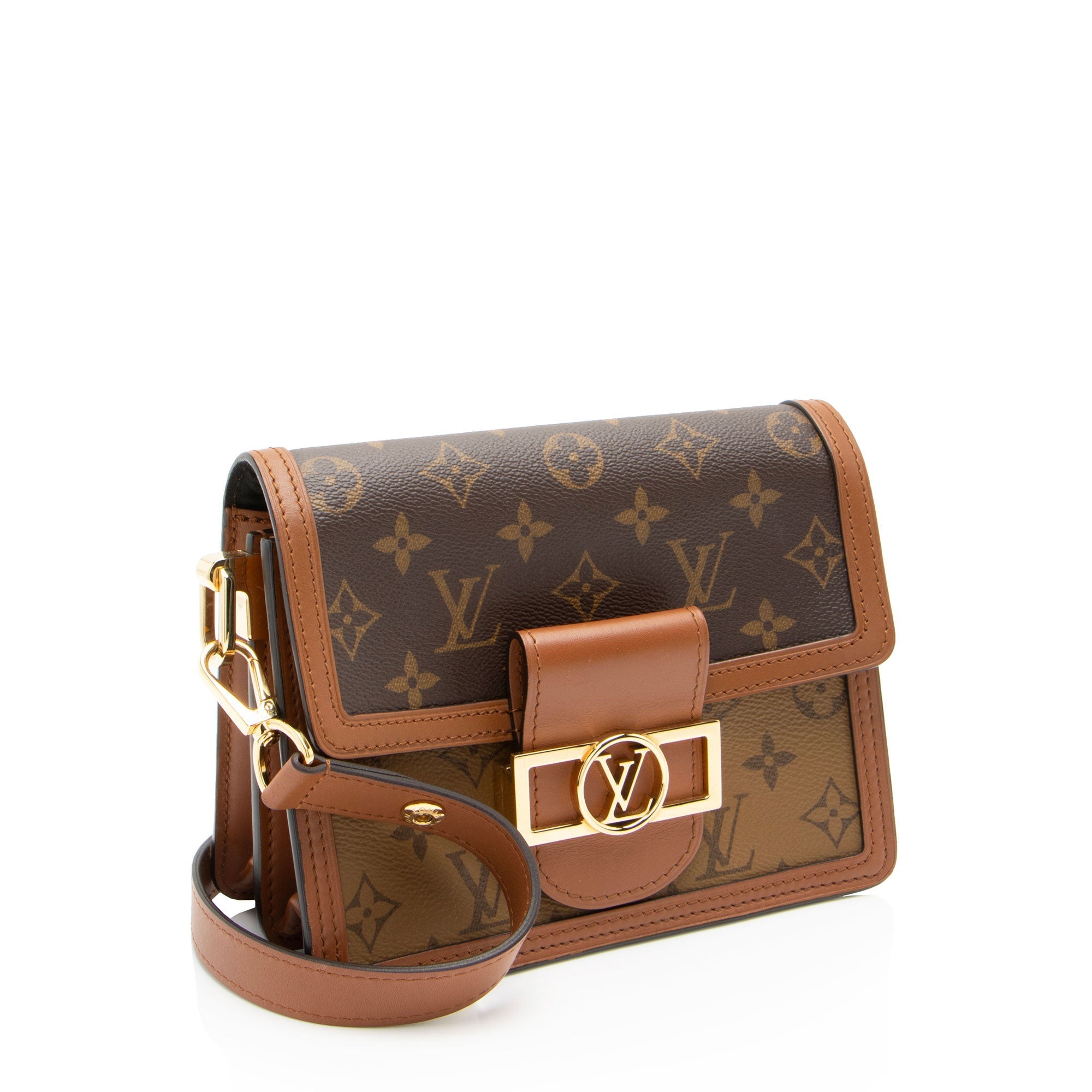Louis Vuitton Reverse Monogram Dauphine Mini Shoulder Bag (SHF-yFFja8)