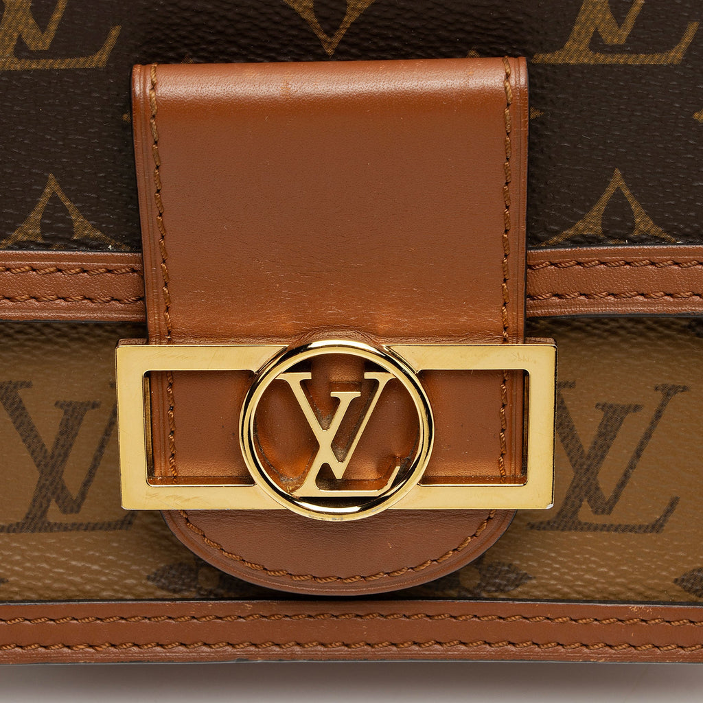 Louis Vuitton Reverse Monogram Dauphine Chain Wallet