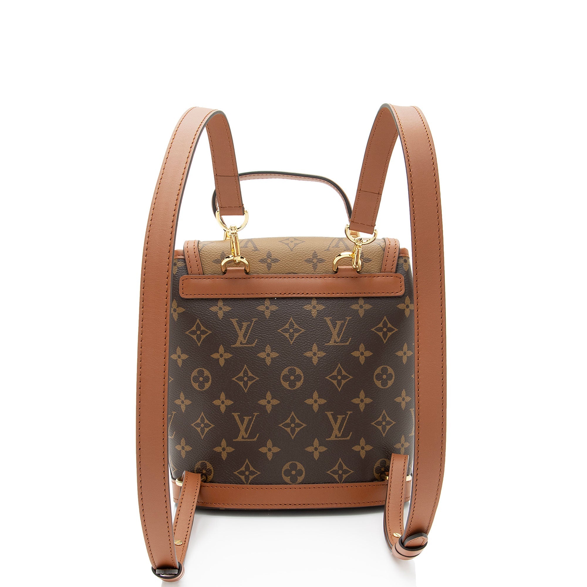 Louis Vuitton Reverse Monogram Dauphine PM Backpack (SHF-3cjagj)