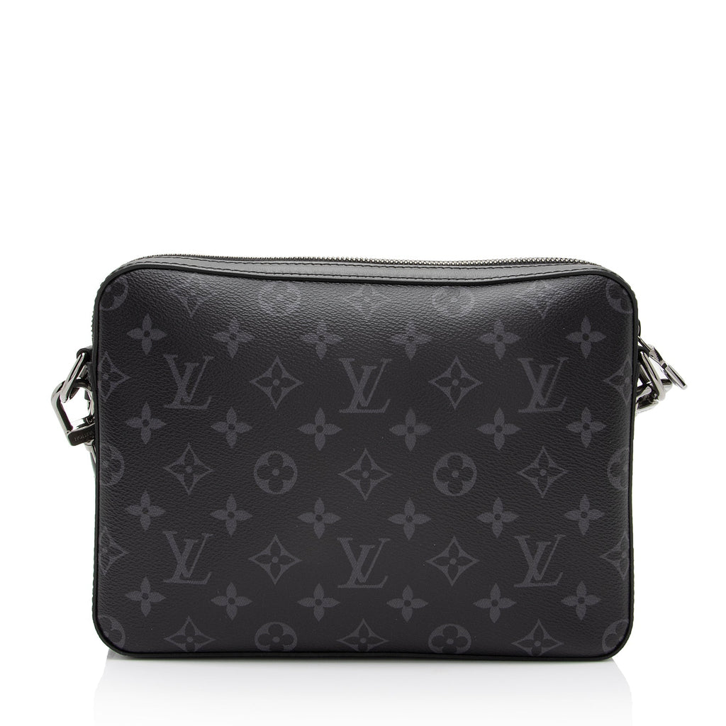 Louis Vuitton Reverse Monogram Eclipse Trio Messenger Bag (SHF-74wbYX)