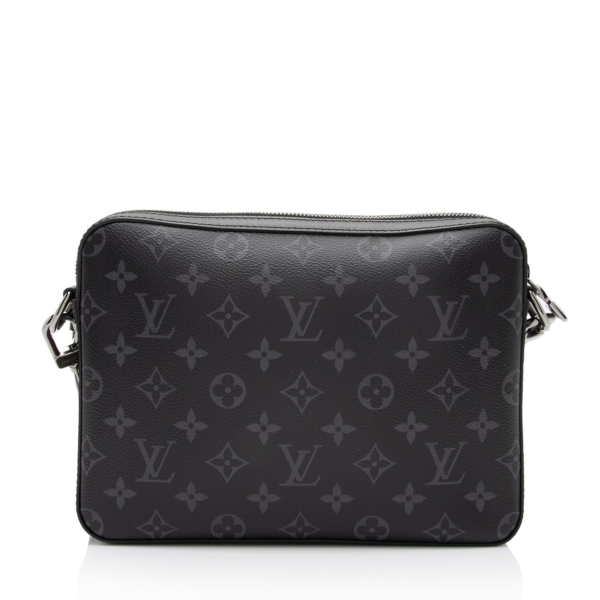 Louis Vuitton Reverse Monogram Eclipse Trio Messenger Bag (SHF-74wbYX)