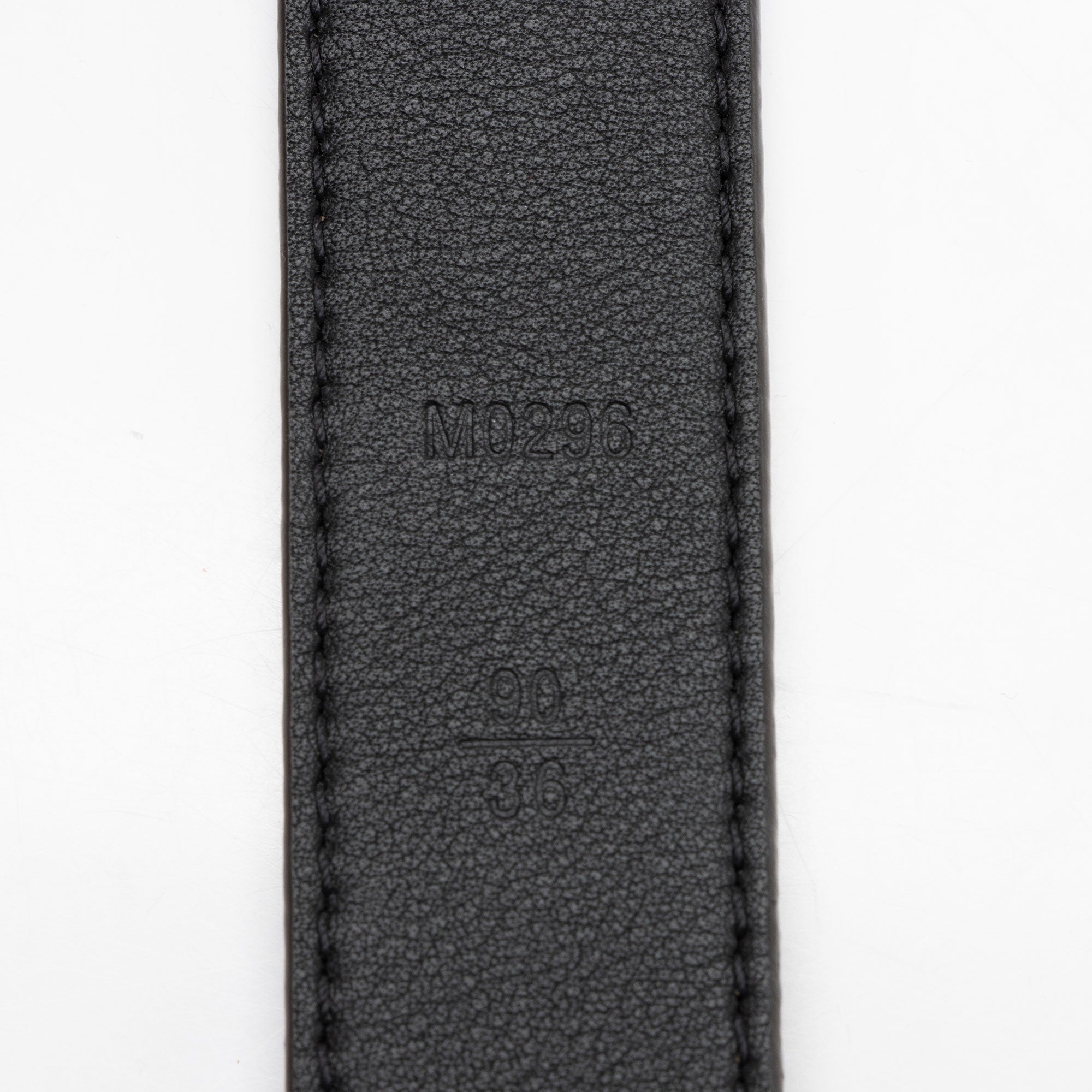 Louis Vuitton Reverse Monogram LV Initiales 25mm Belt - Size 36 / 90 (SHF-SqNPZF)