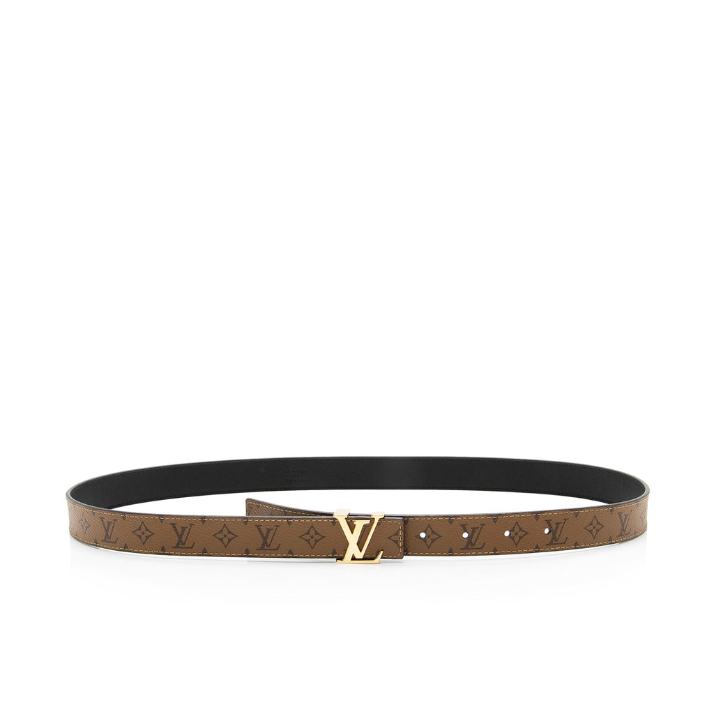 Louis Vuitton Reverse Monogram LV Initiales 25mm Belt - Size 36 / 90 (SHF-SqNPZF)