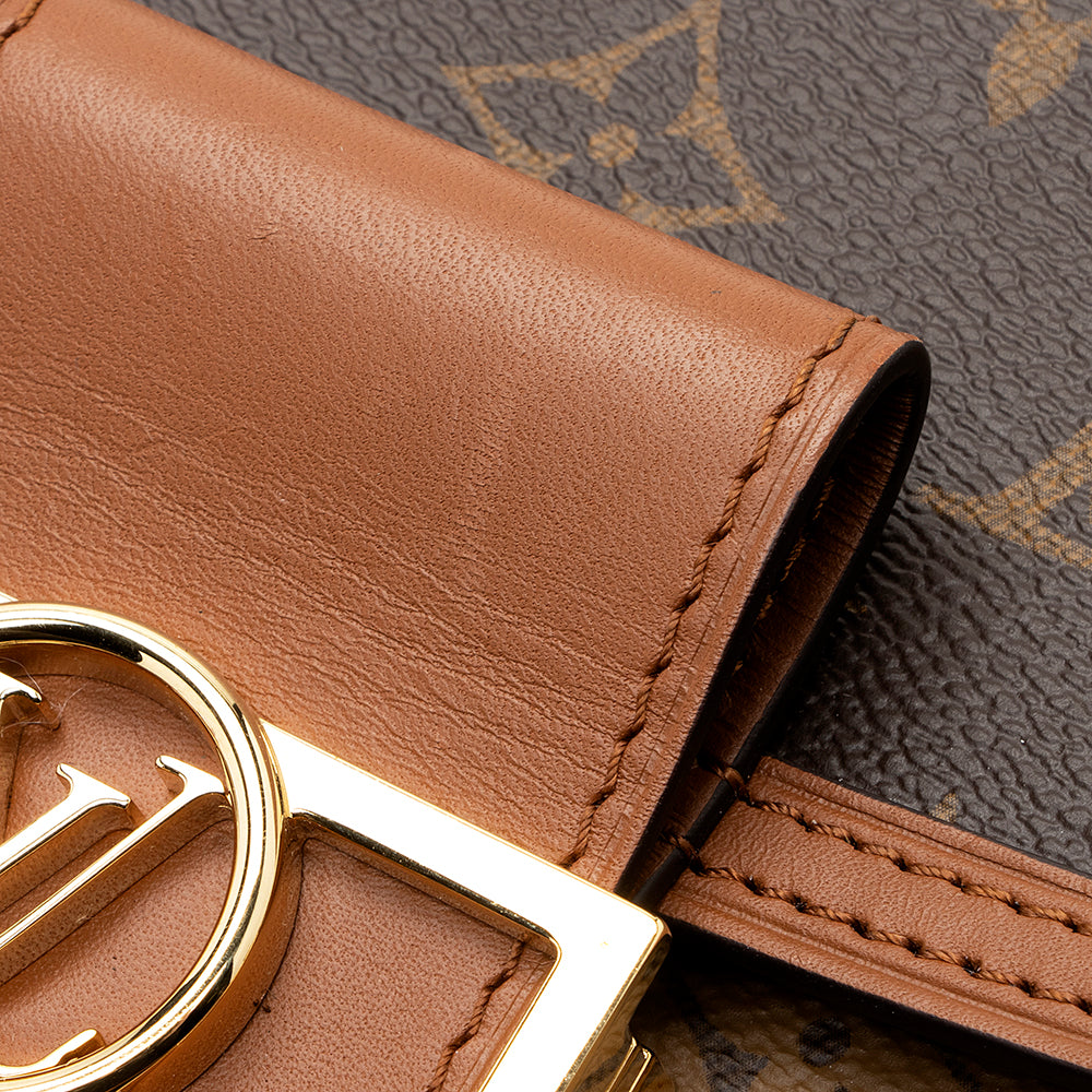 Louis Vuitton Reverse Monogram Mini Dauphine Shoulder Bag (SHF-19245)