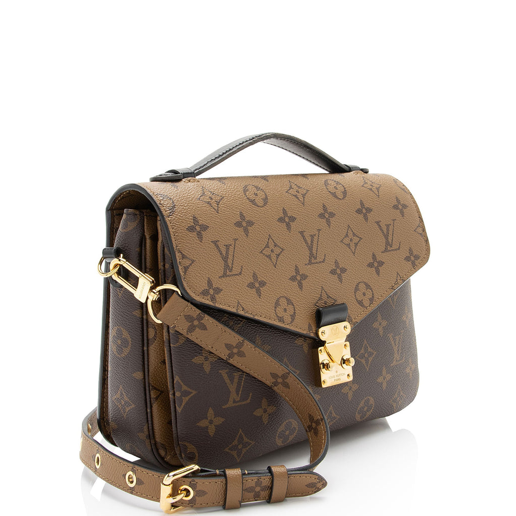 Louis Vuitton Reverse Monogram Pochette Metis Shoulder Bag - FINAL SALE (SHF-tj1cw4)
